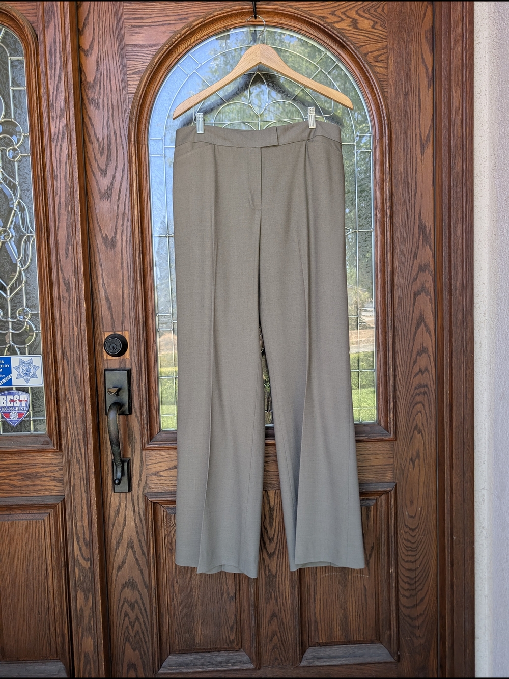 Classiques Entier Taupe Wide-Leg Dress Trousers